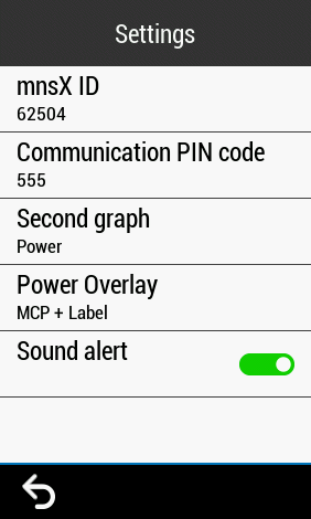 ArguStress Bike Data Field screenshot