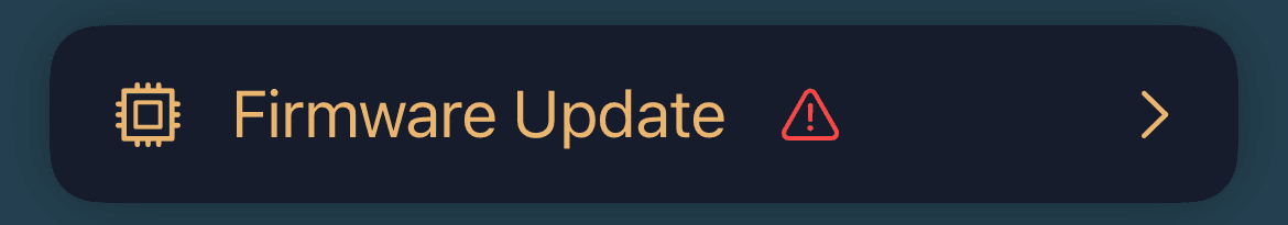 Firmware Update Screenshot