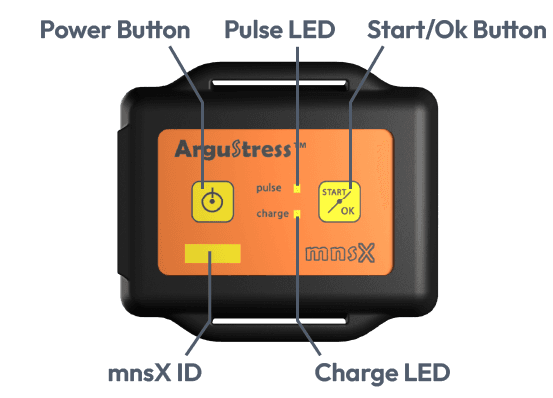 mnsX's buttons and LEDs